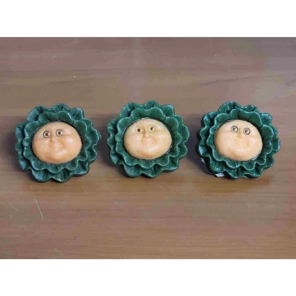 3 Vintage Cabbage Patch Kids Night Light 1980's #A90